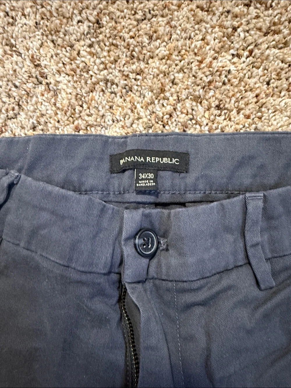Banana Republic Men's Dark Navy Chinos